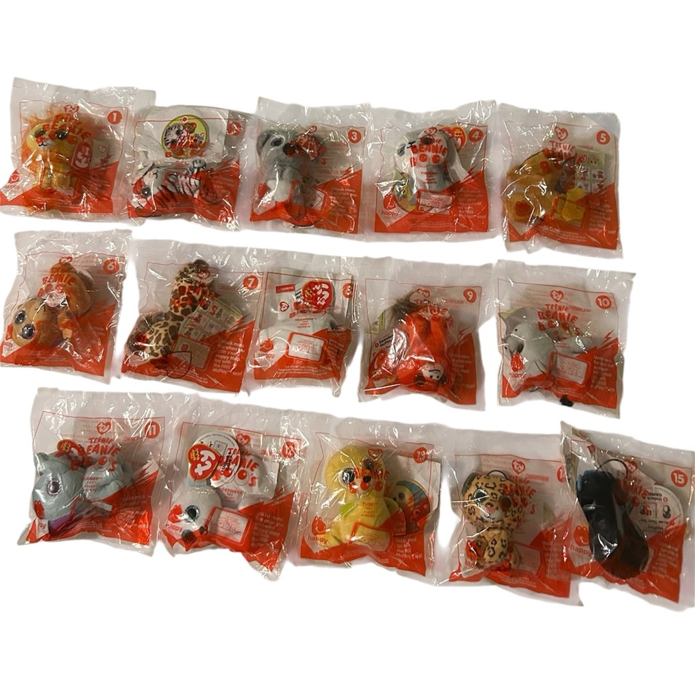 McDonald’s 2017 Tiny Beanie Babies (whole set 1-15)